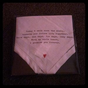 Groom handkerchief brand new for sale.